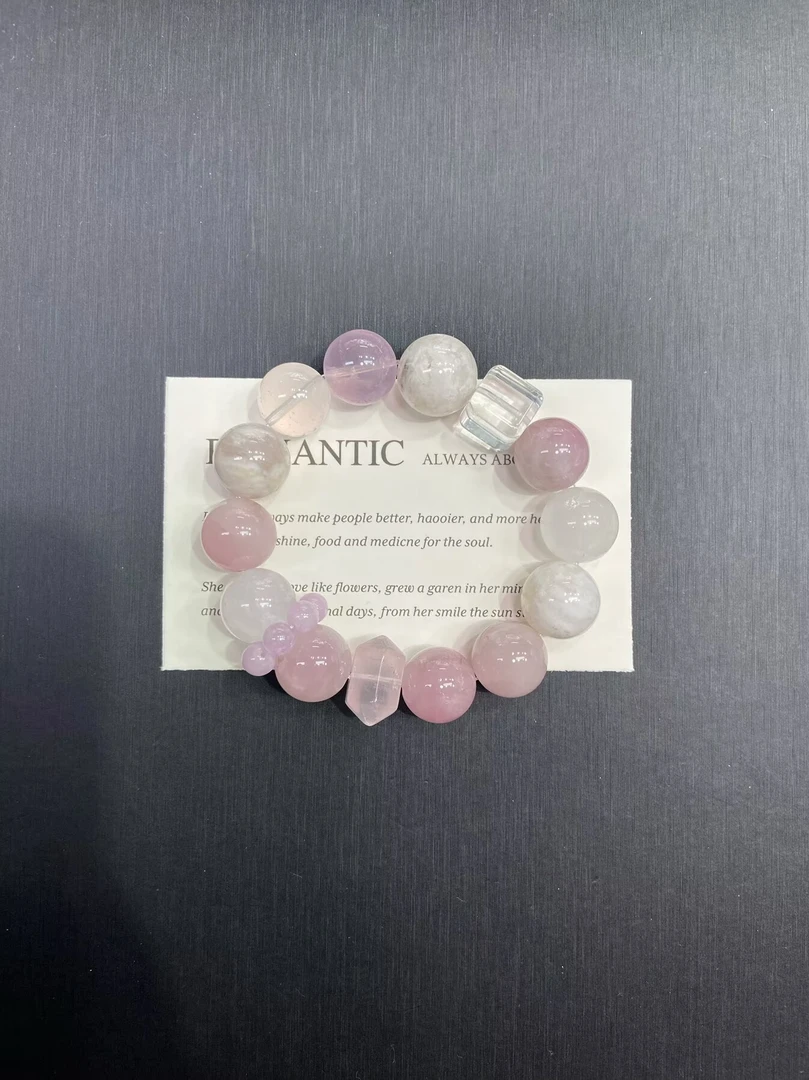 A61【浮生若梦】天然水晶原创设计手串多样性发其一