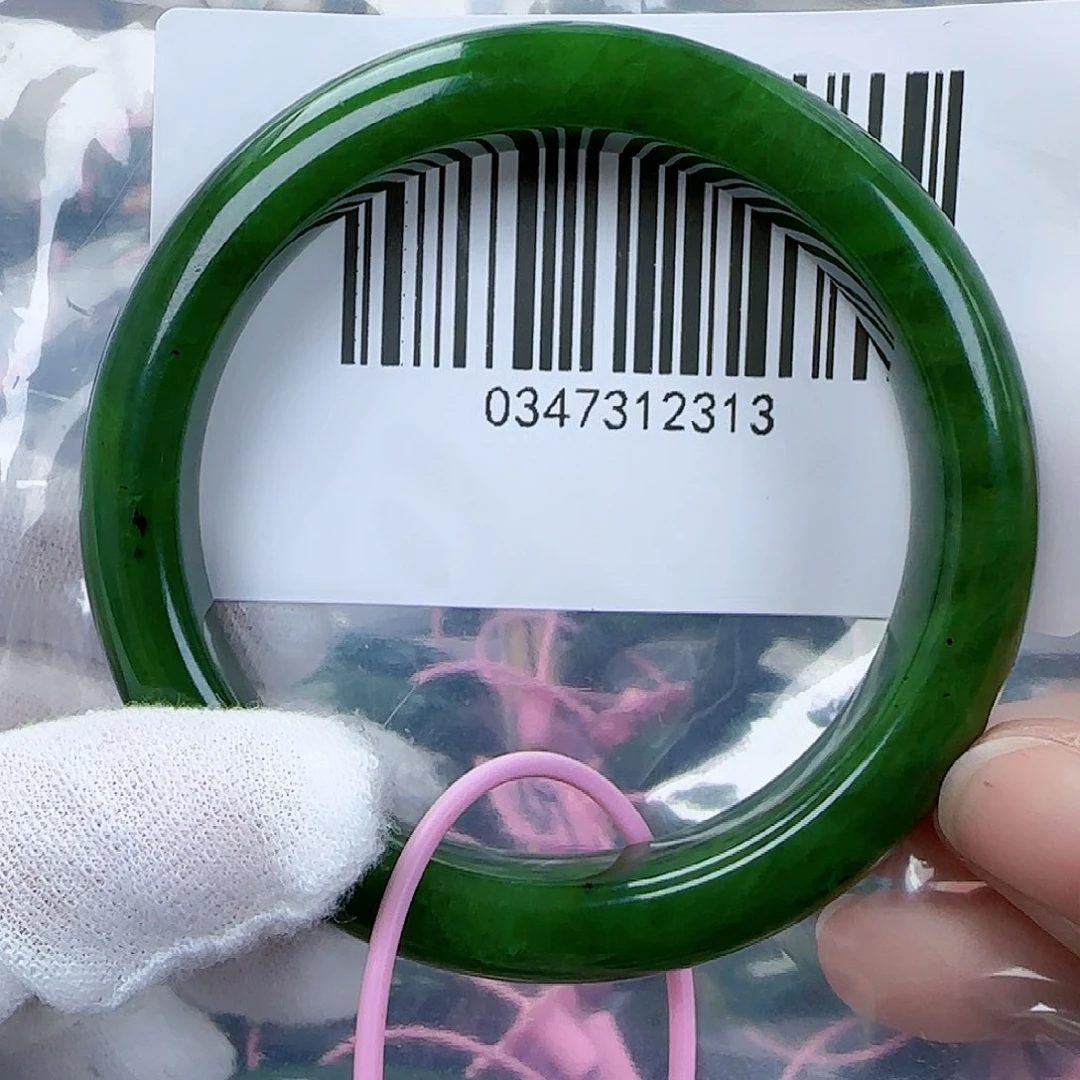 和田玉（碧玉）手镯未镶嵌5657