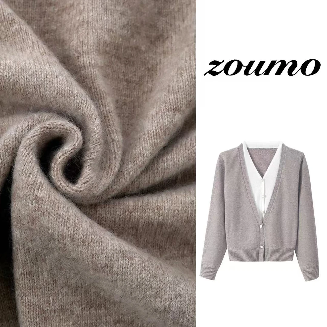 【品牌订单】“优雅之王”气质时尚百搭毛衣针织毛衣女A30W000113