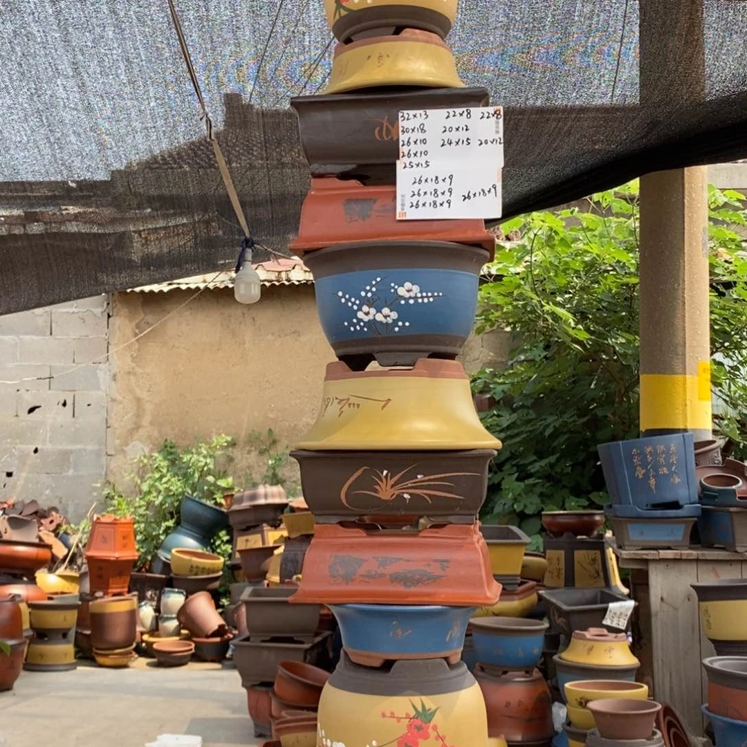 紫砂花盆紫砂器，紫砂壶多少钱都