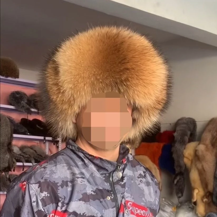 智取威虎山杨子荣同款雷锋帽大护耳貉子毛保暖男帽