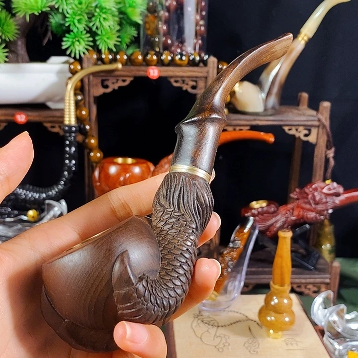 高端定制金丝楠烟嘴