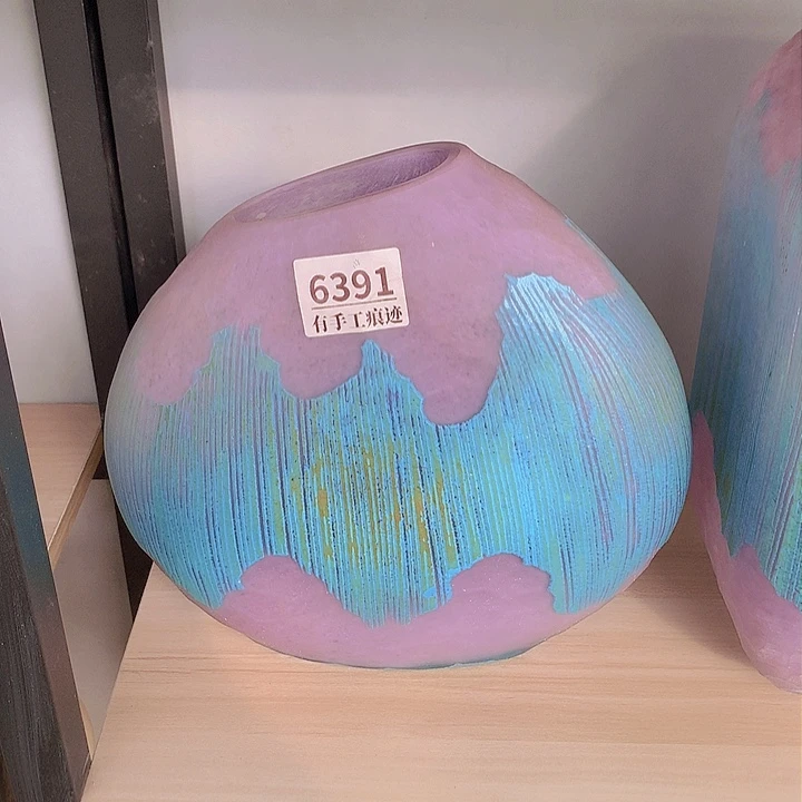 琉璃6391花瓶摆件