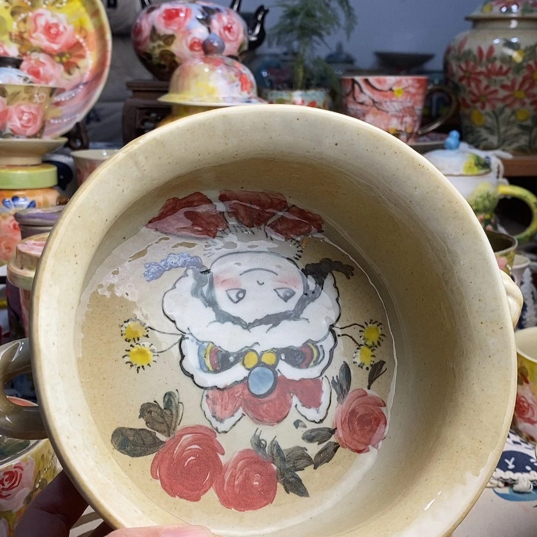 瓷片福利多多手绘陶瓷