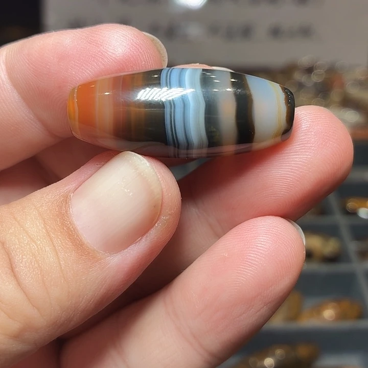 玛瑙/玉髓散珠_HEIMORI 天然天珠