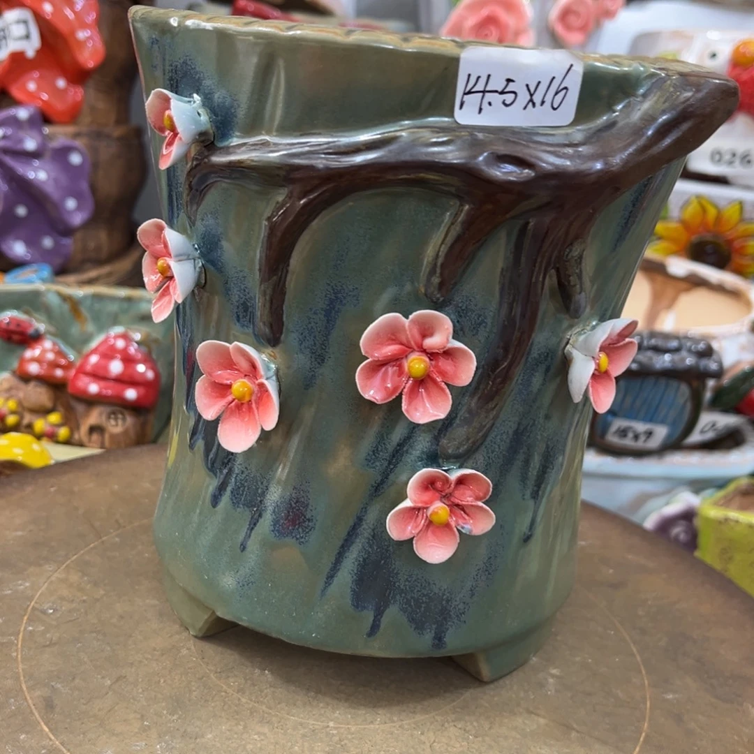 粗陶多肉花盆花盆