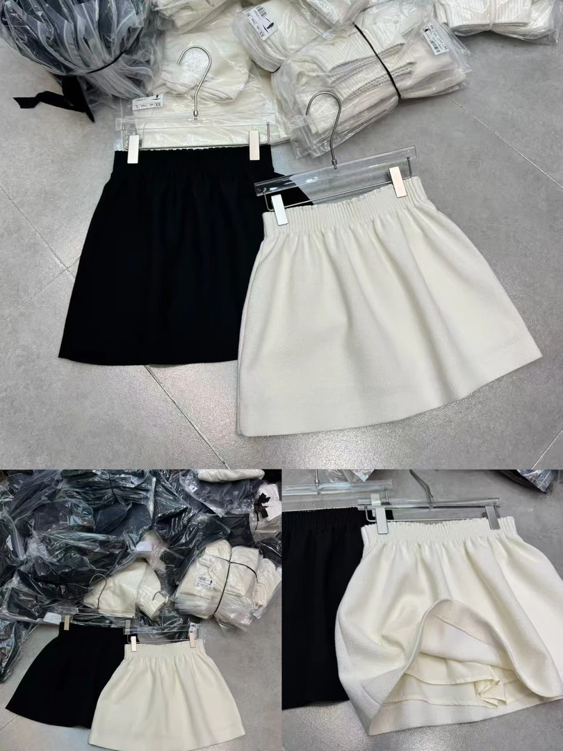 【BAI】设计感简约风A字显瘦百搭短裙207