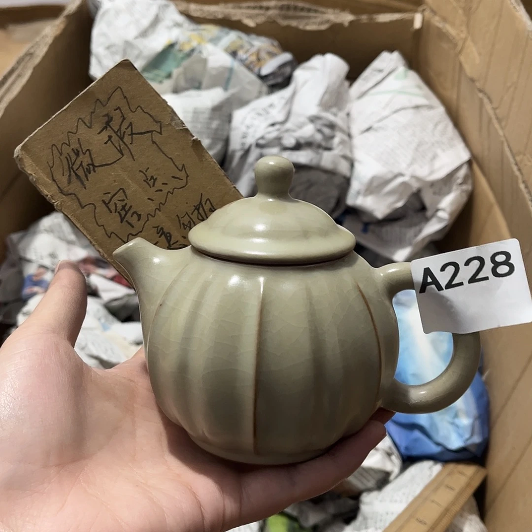 瓷片茶摆件工艺品摆件666