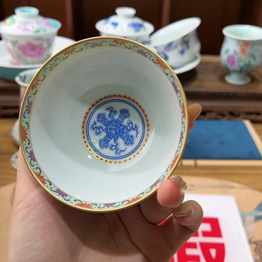 微瑕微瑕景德镇陶瓷鸡心