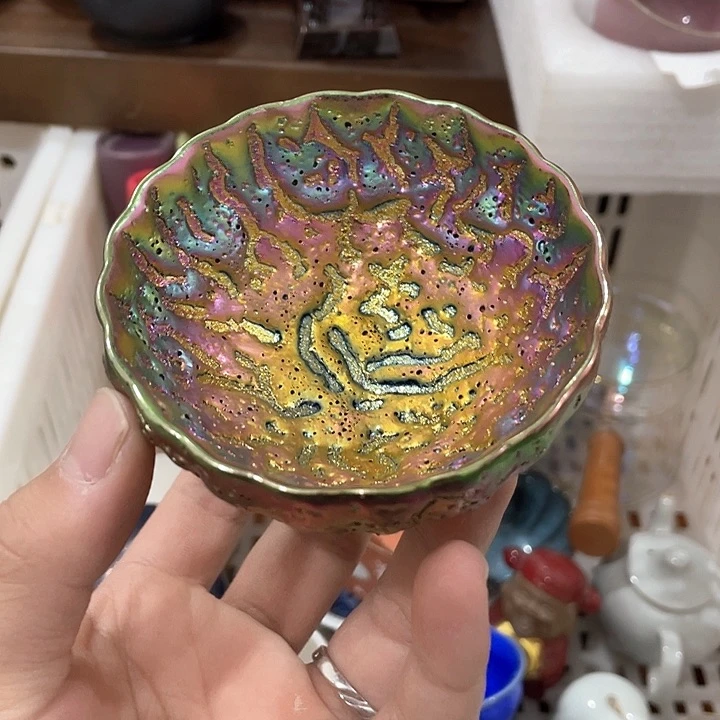 陶瓷茶具全部清清完回家过年