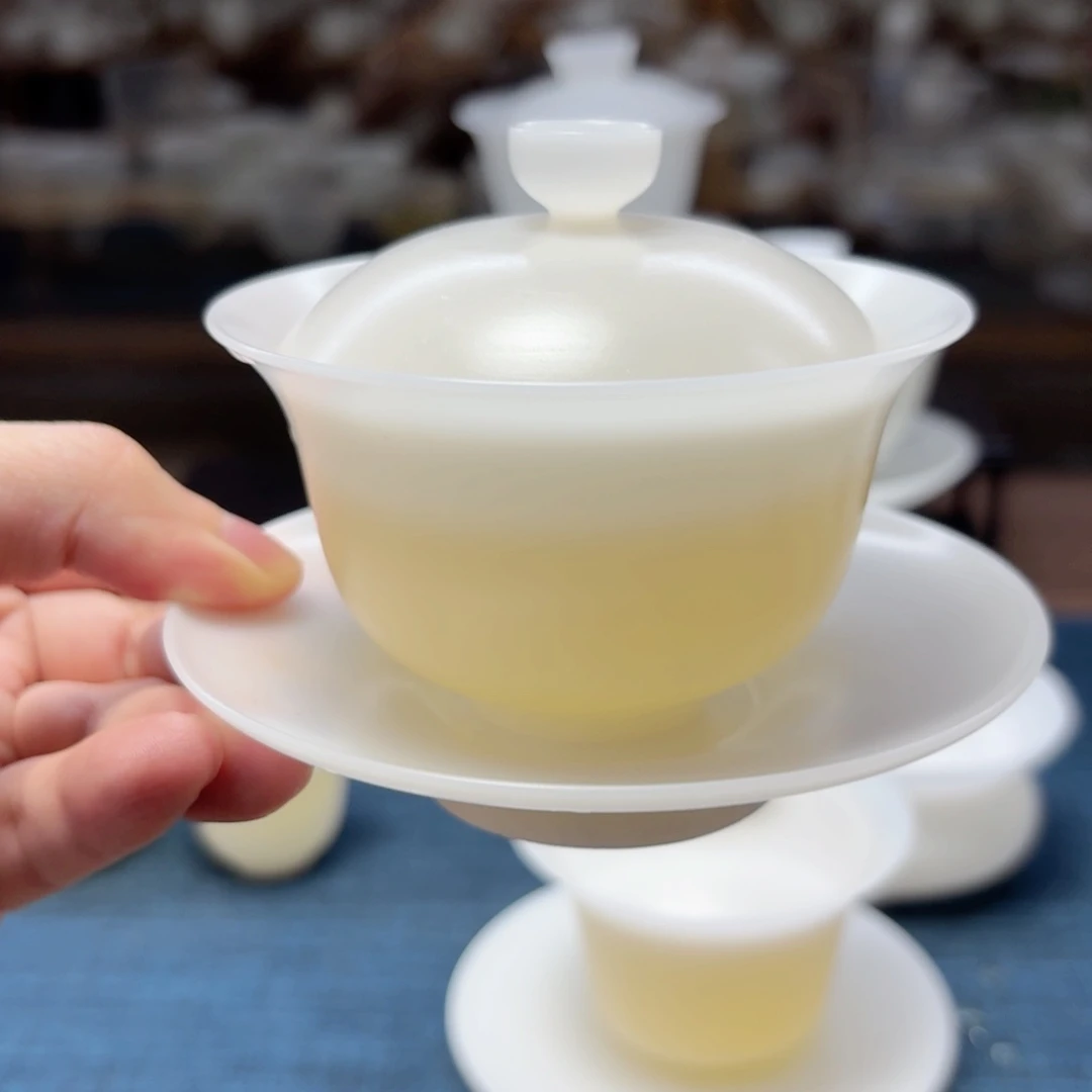 元宝薄胎素烧璞玉冰种玉瓷