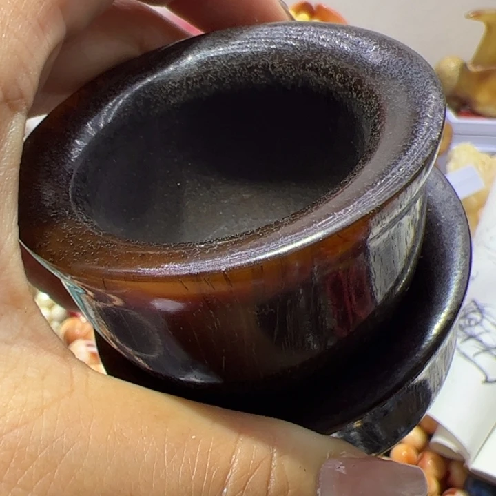 非金属木质印度黑药王小号碗