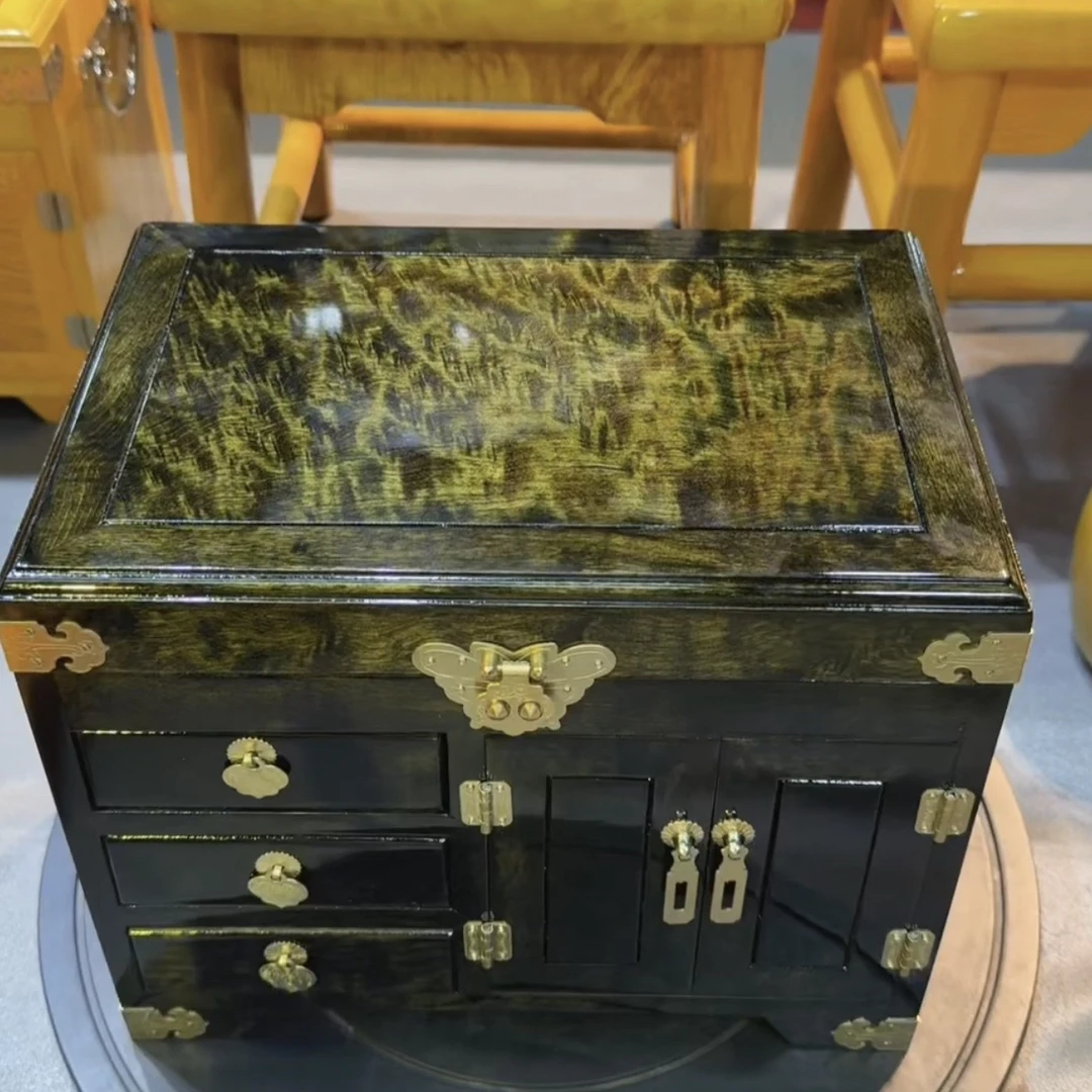 金丝楠阴沉木百年好合云锦款