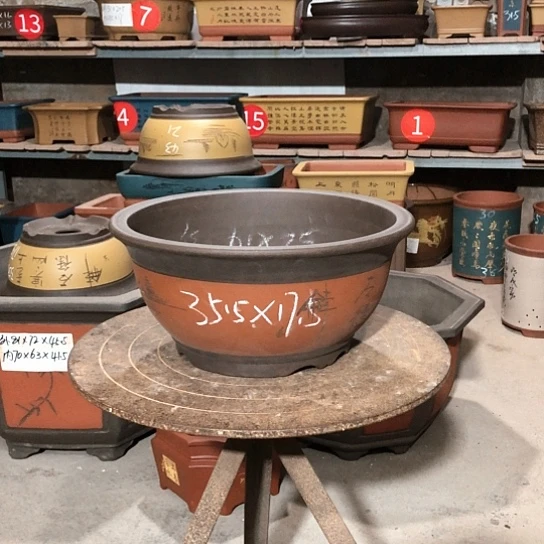 紫砂紫砂花盆包邮