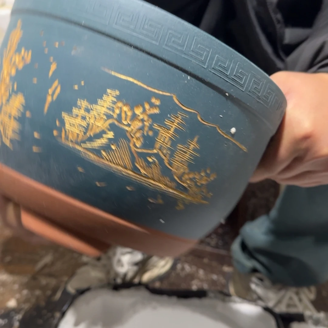 紫砂花盆瑕疵是不需要