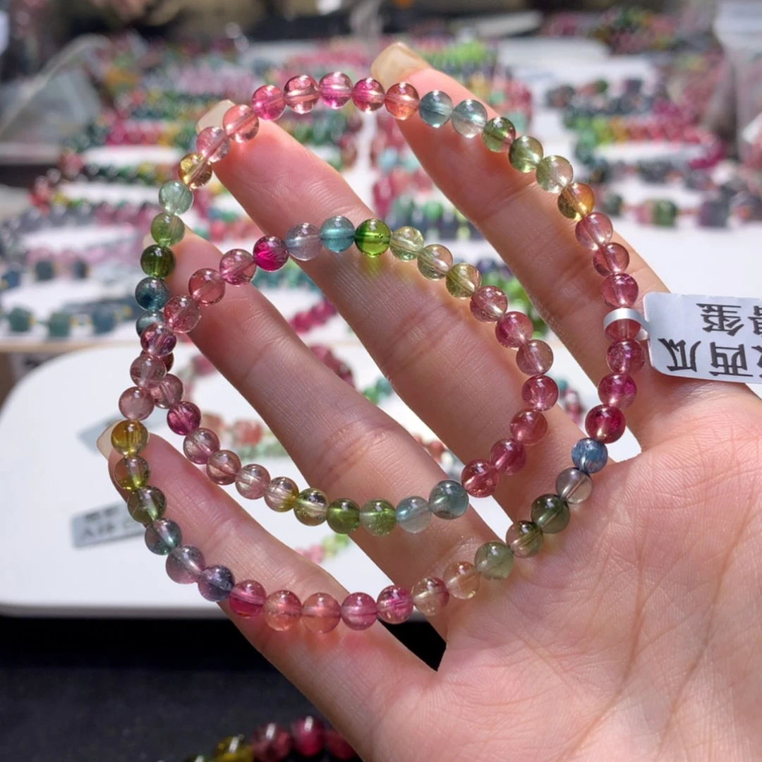 【闪购商品】未镶嵌手链碧玺两****牙