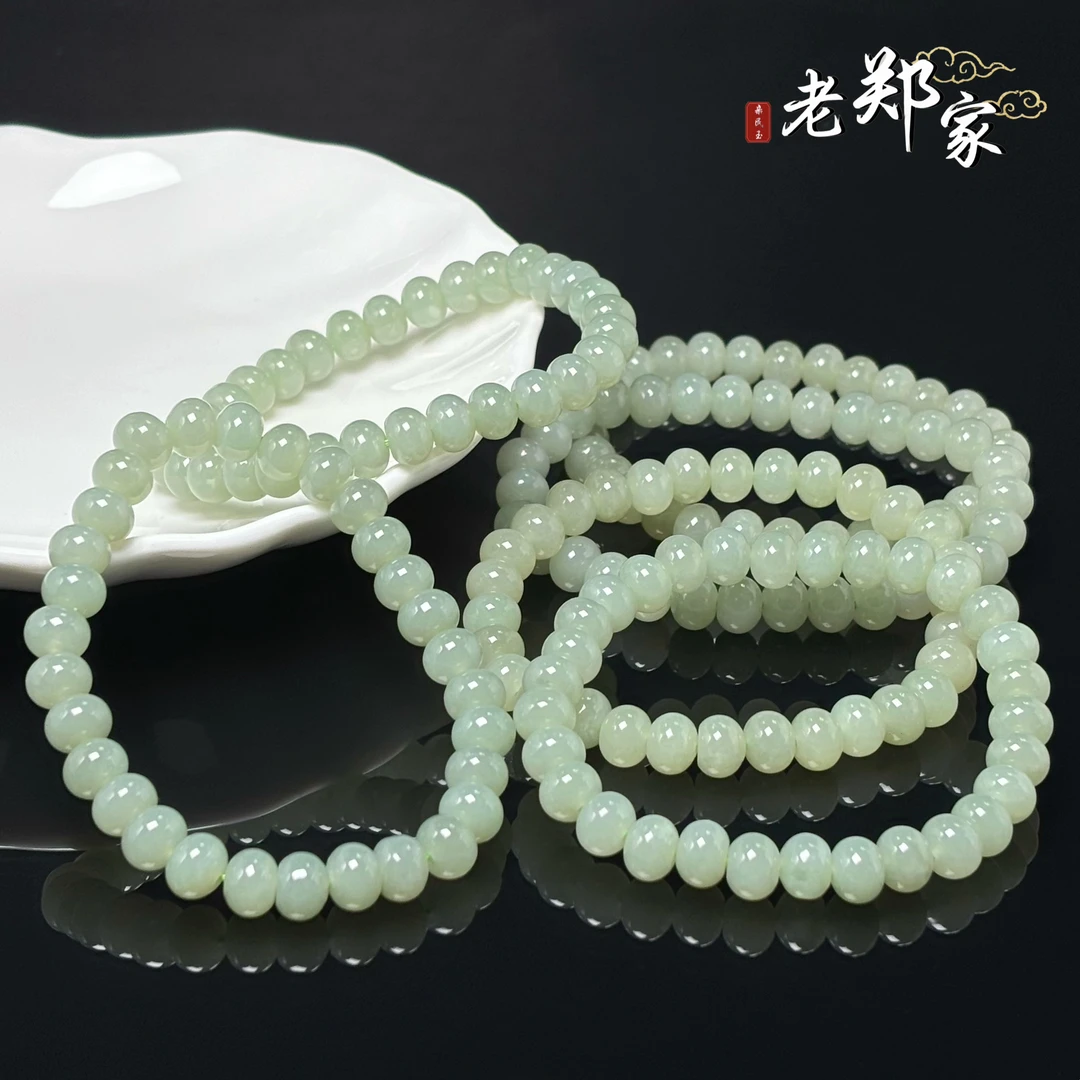【老郑家】和田玉手串 1323 多样性发1件 约8mm