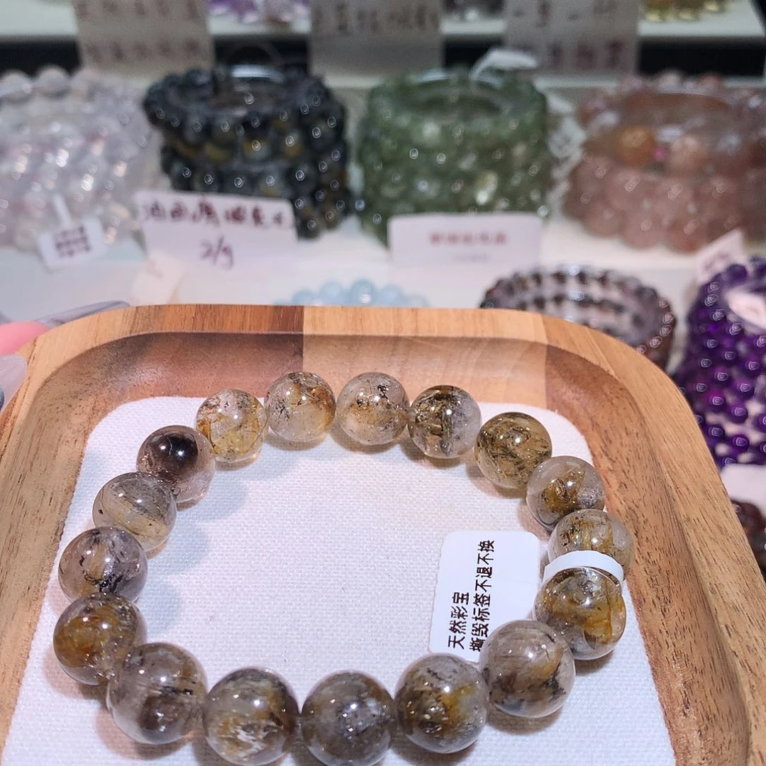 未镶嵌手链水晶赫尔基蒙黄泥闪12