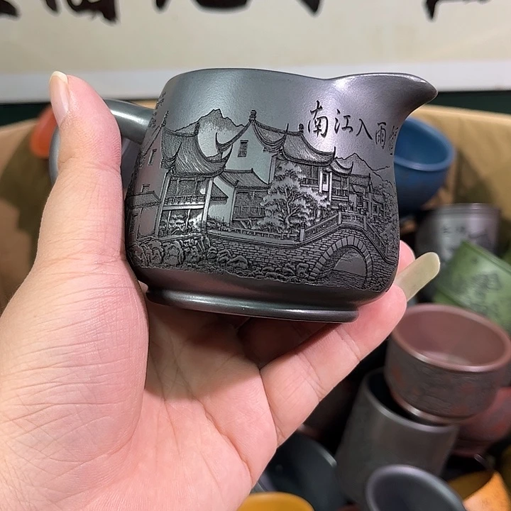茶杯紫砂全手工紫砂主人杯