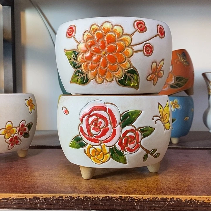 外13内11.5高10左右，纯手工制作，一单包邮