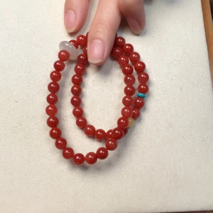 南红玛瑙未镶嵌手串