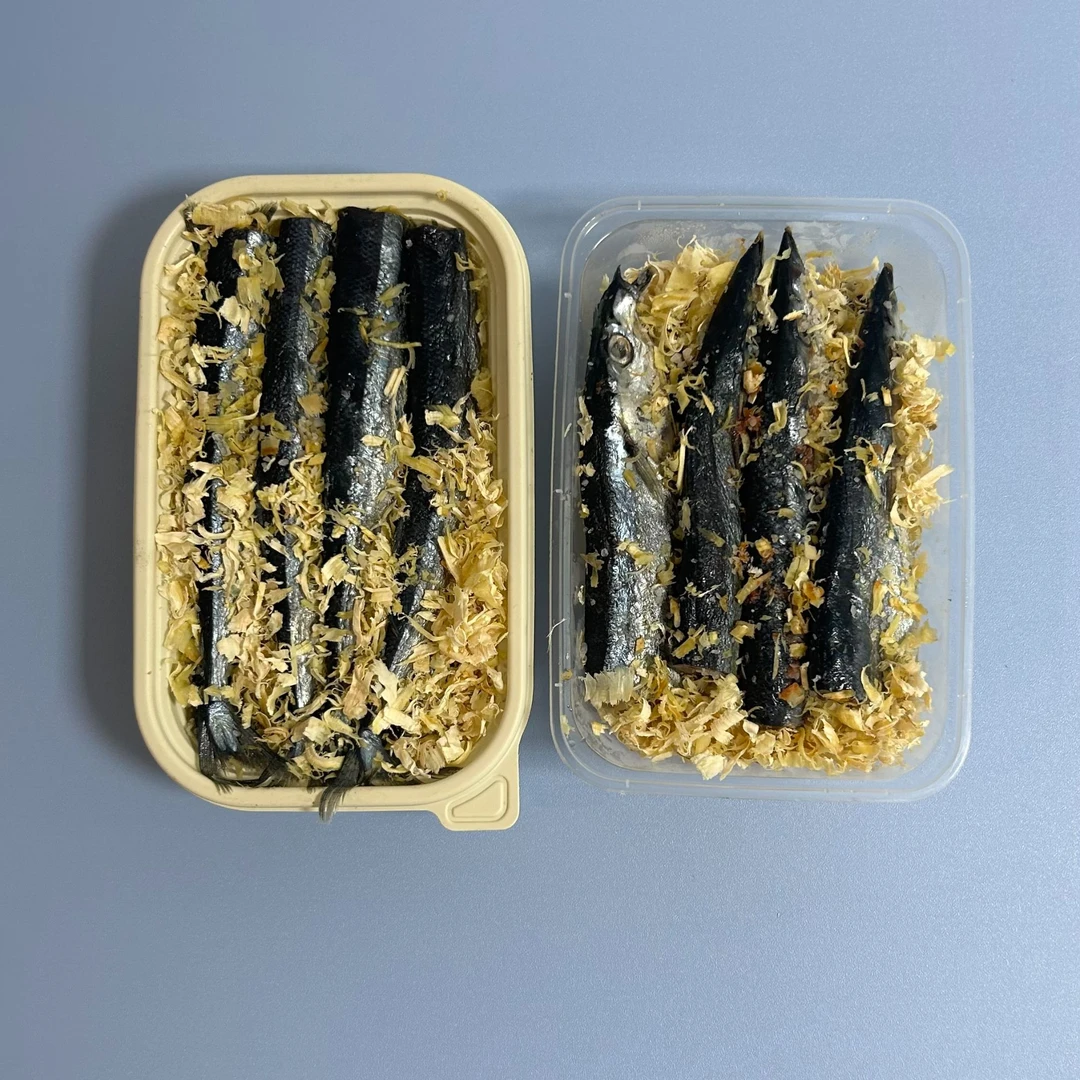 【麦创优选】天亚鱼饵船钓刀鱼带鱼鱼饵腌制款秋刀鱼鱼尾鱼头盒装