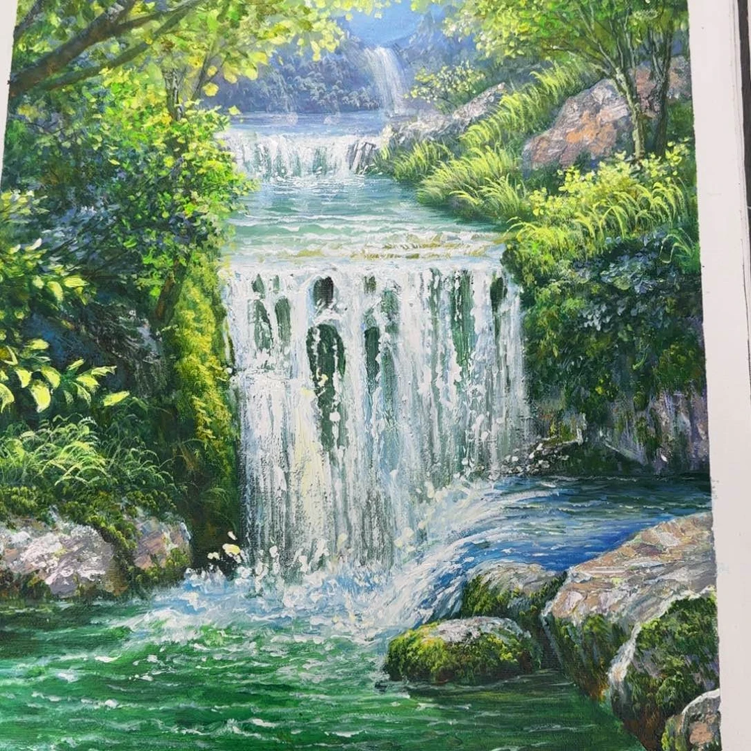 油画加油加油努力加油加油