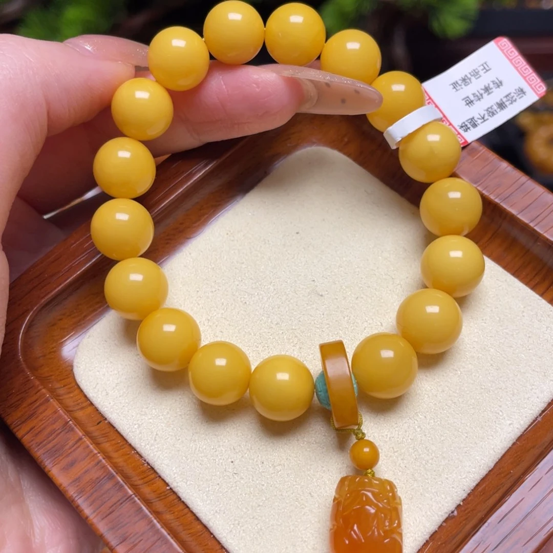 蜜蜡手链未镶嵌手串