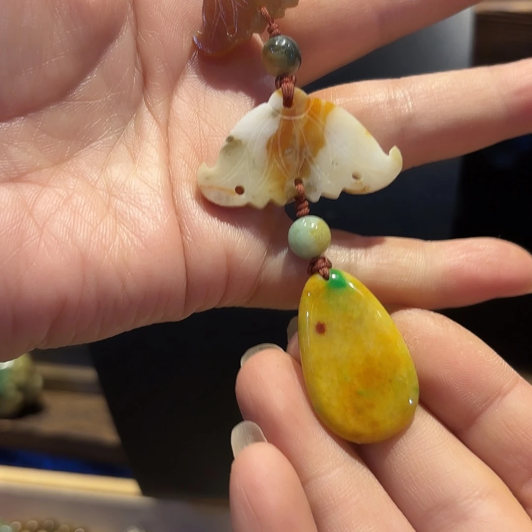 翡翠颈饰未镶嵌原创