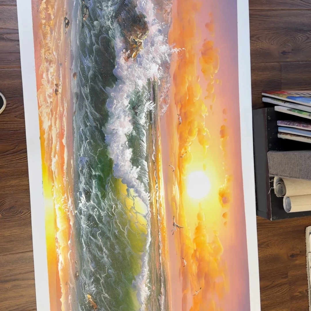 油画我也想要这样一