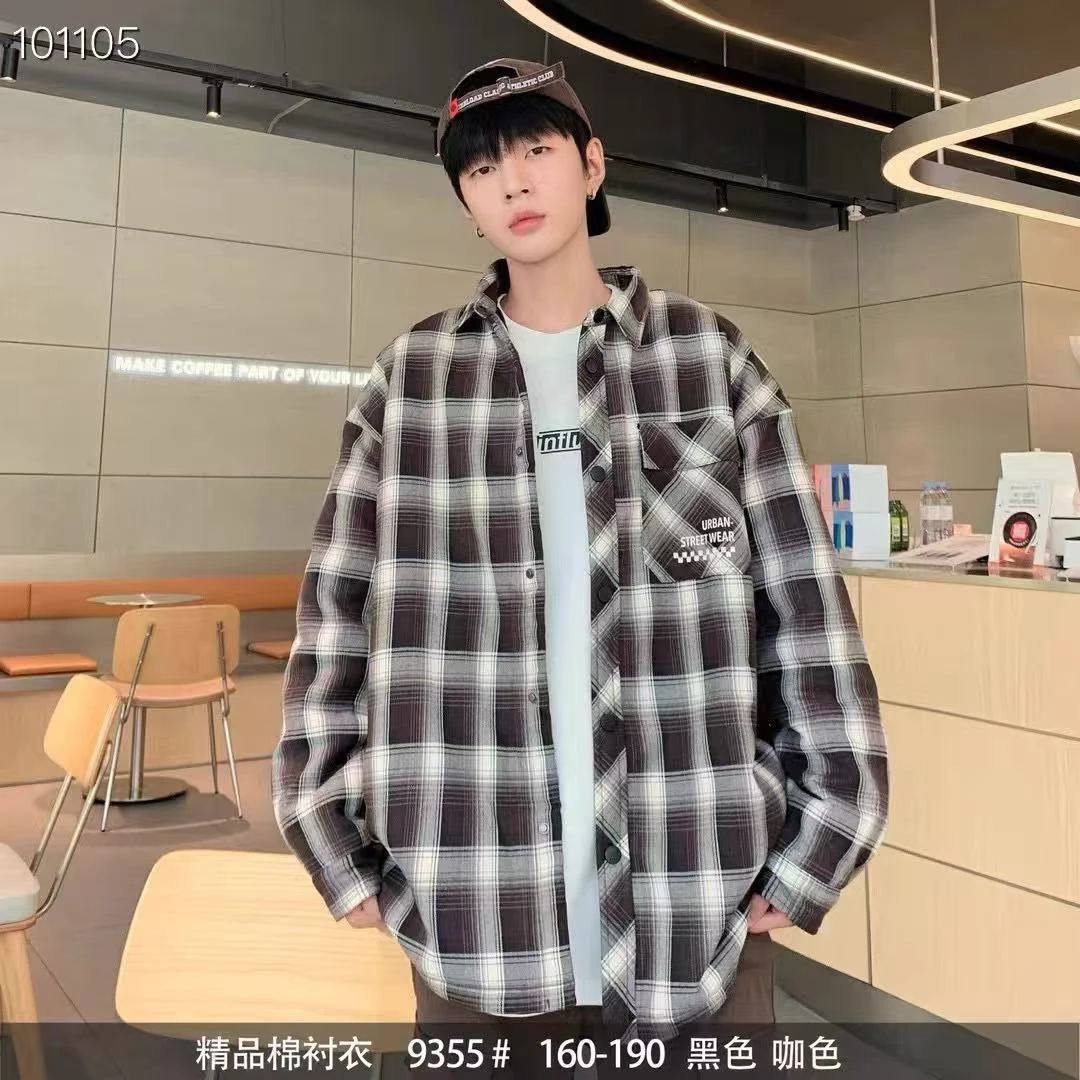 9355  米凡拉丁青少年潮牌棉衬衣