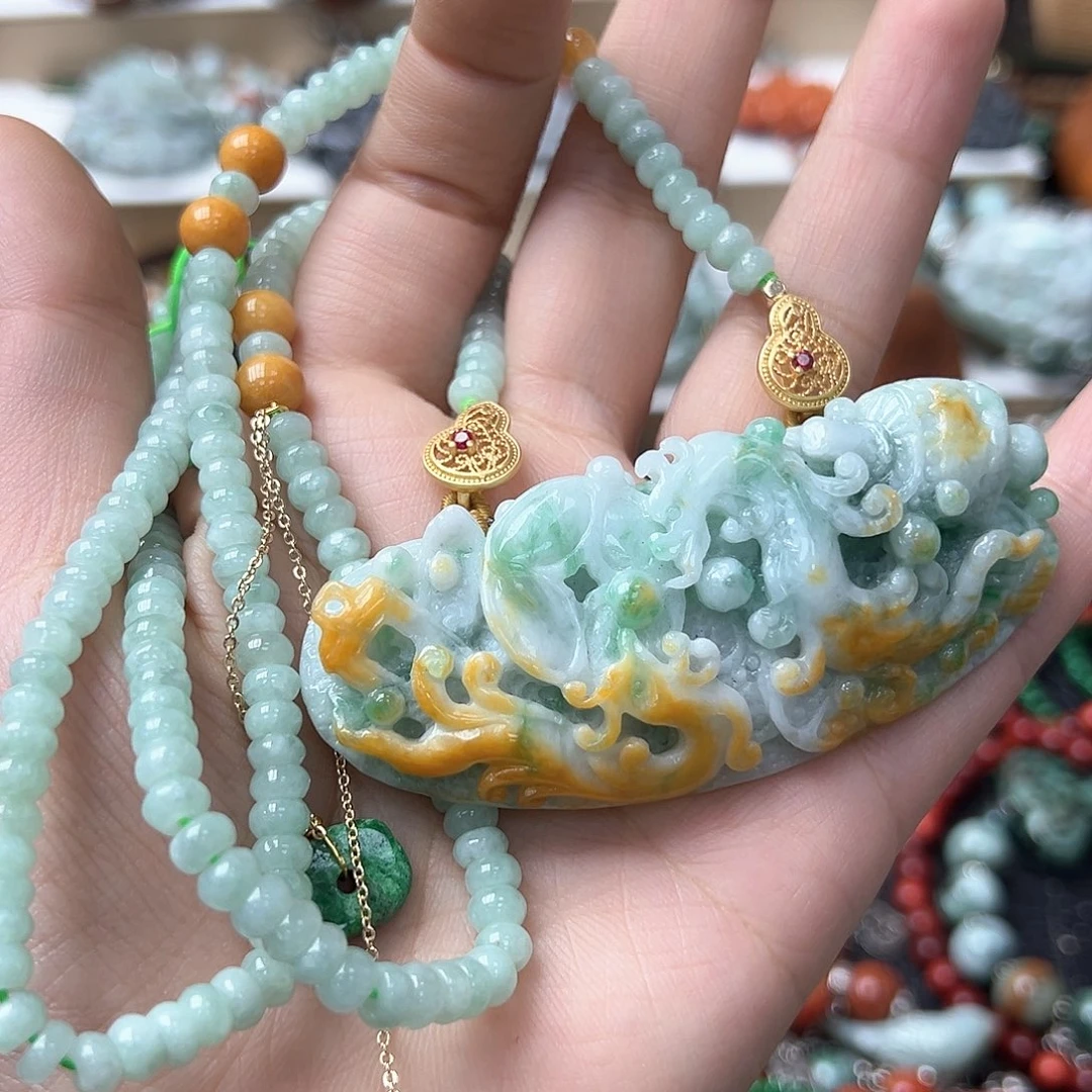 翡翠戒指未镶嵌晨****๑