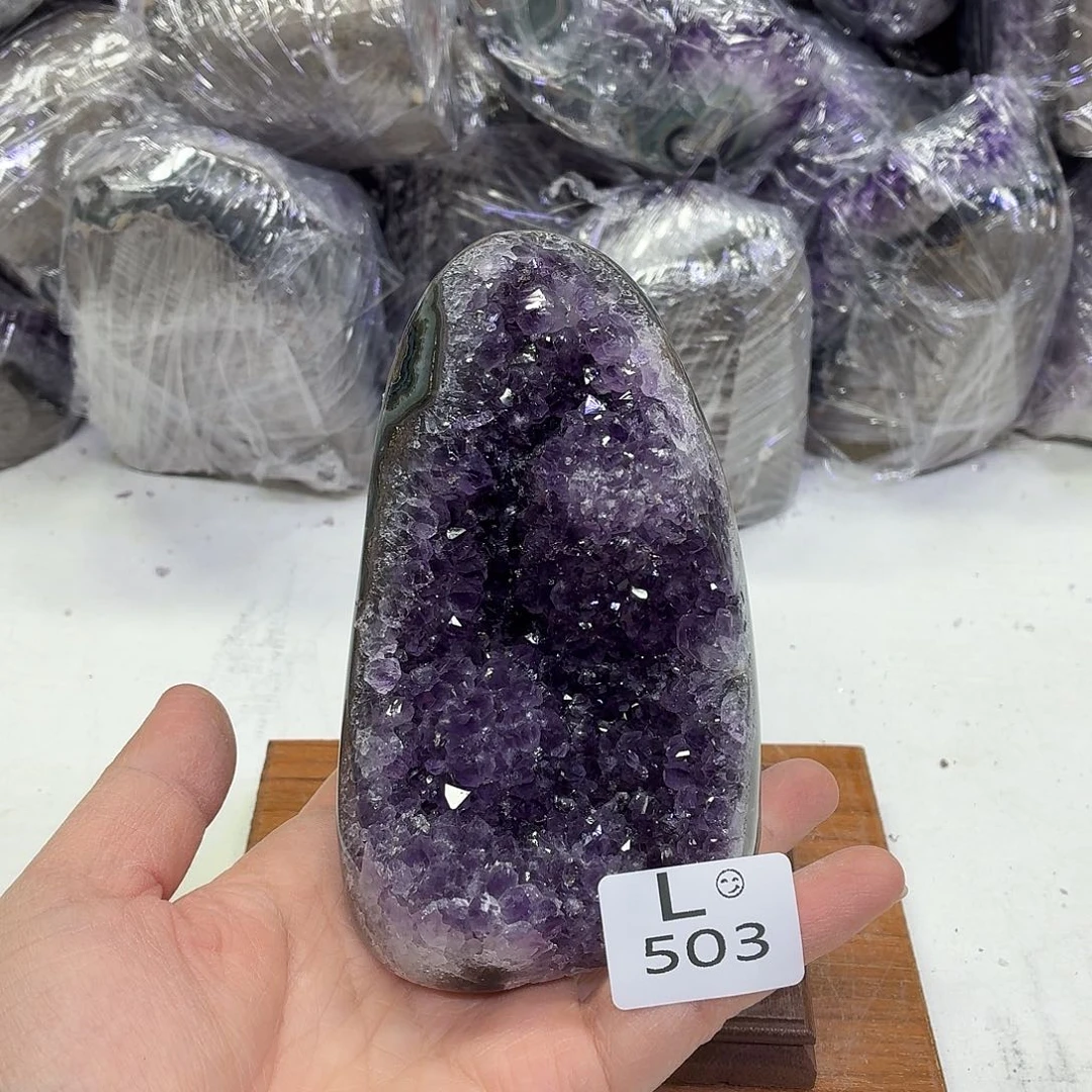 摆件未镶嵌水晶天然紫水晶