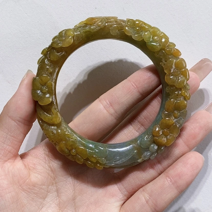 【闪购商品】翡翠手镯未镶嵌56-58