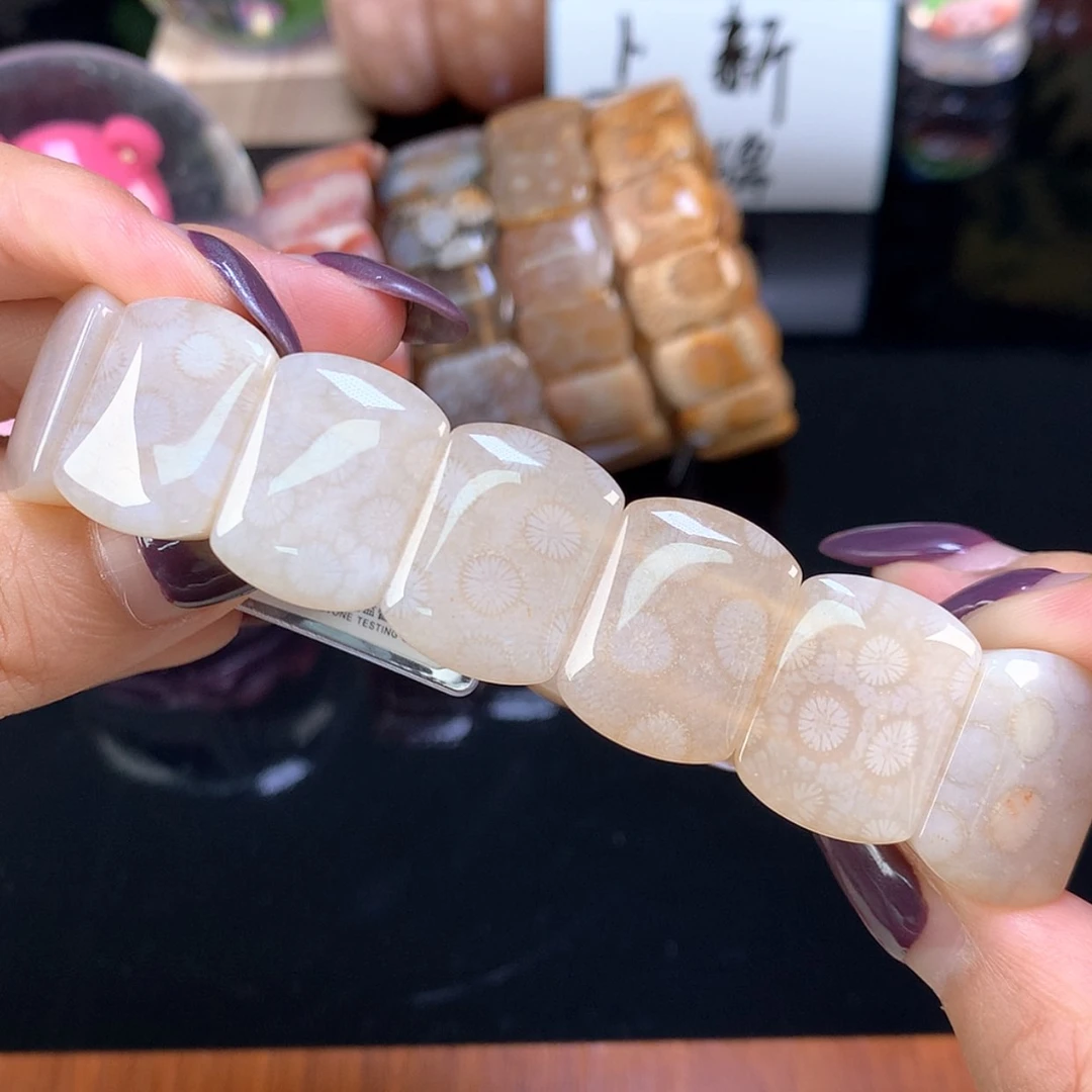 【闪购商品】颈饰未镶嵌硅化珊瑚（珊瑚玉）福利手牌400漏300（33号）