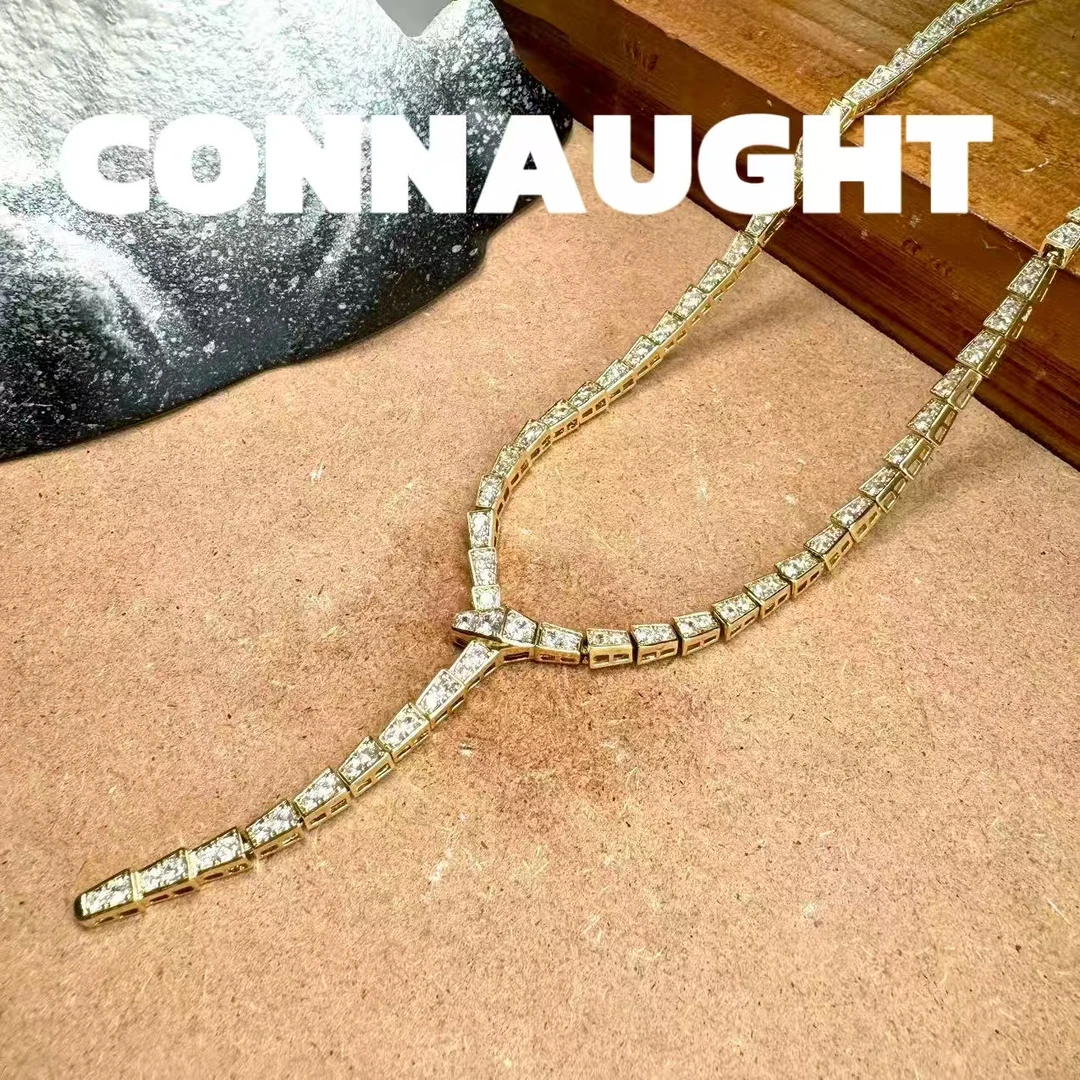 项链 正品CONNAUGHT钻款灵蛇毛衣链BS245