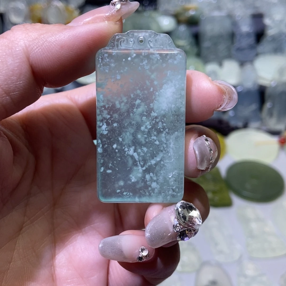 岫玉吊坠未镶嵌吊坠