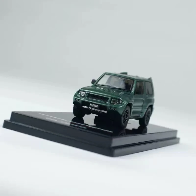 现货INNO 1:64三菱 帕杰罗EVO PAJERO EVOLUTION绿色SUV汽车模型