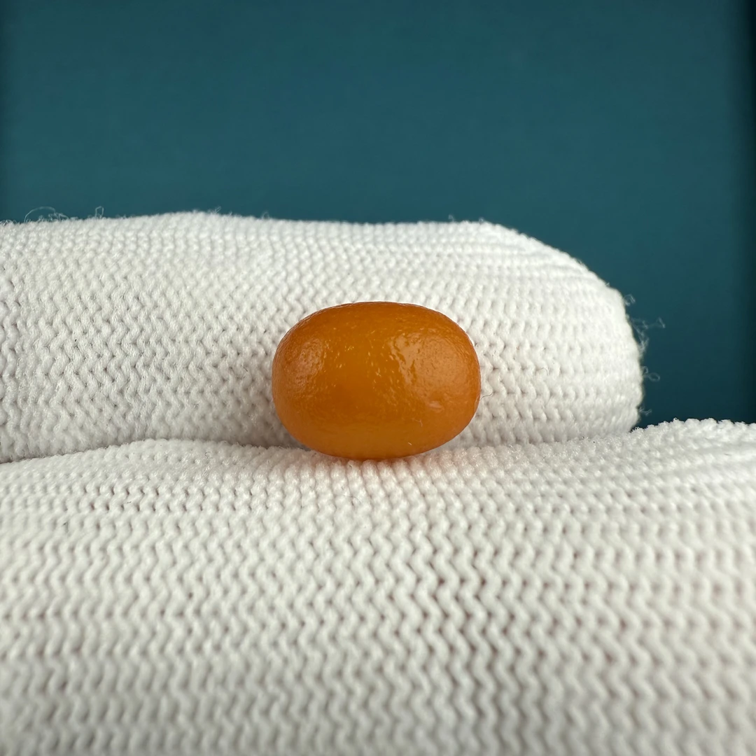 A8171天然原矿蜜蜡老蜡枣珠8.6*11.6mm支持复检假一罚十