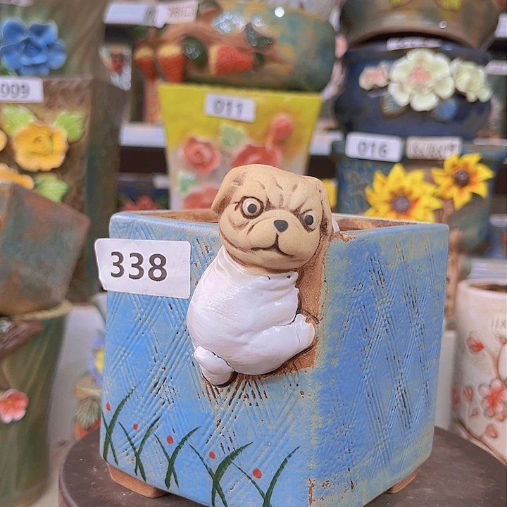 紫砂花盆陶瓷制品