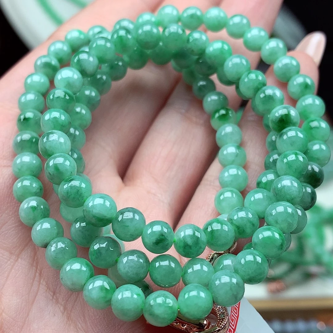 翡翠未镶嵌项链翡翠