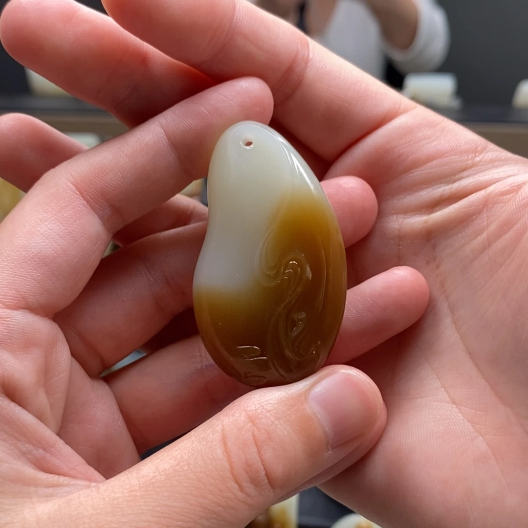 和田玉未镶嵌挂件速***丸