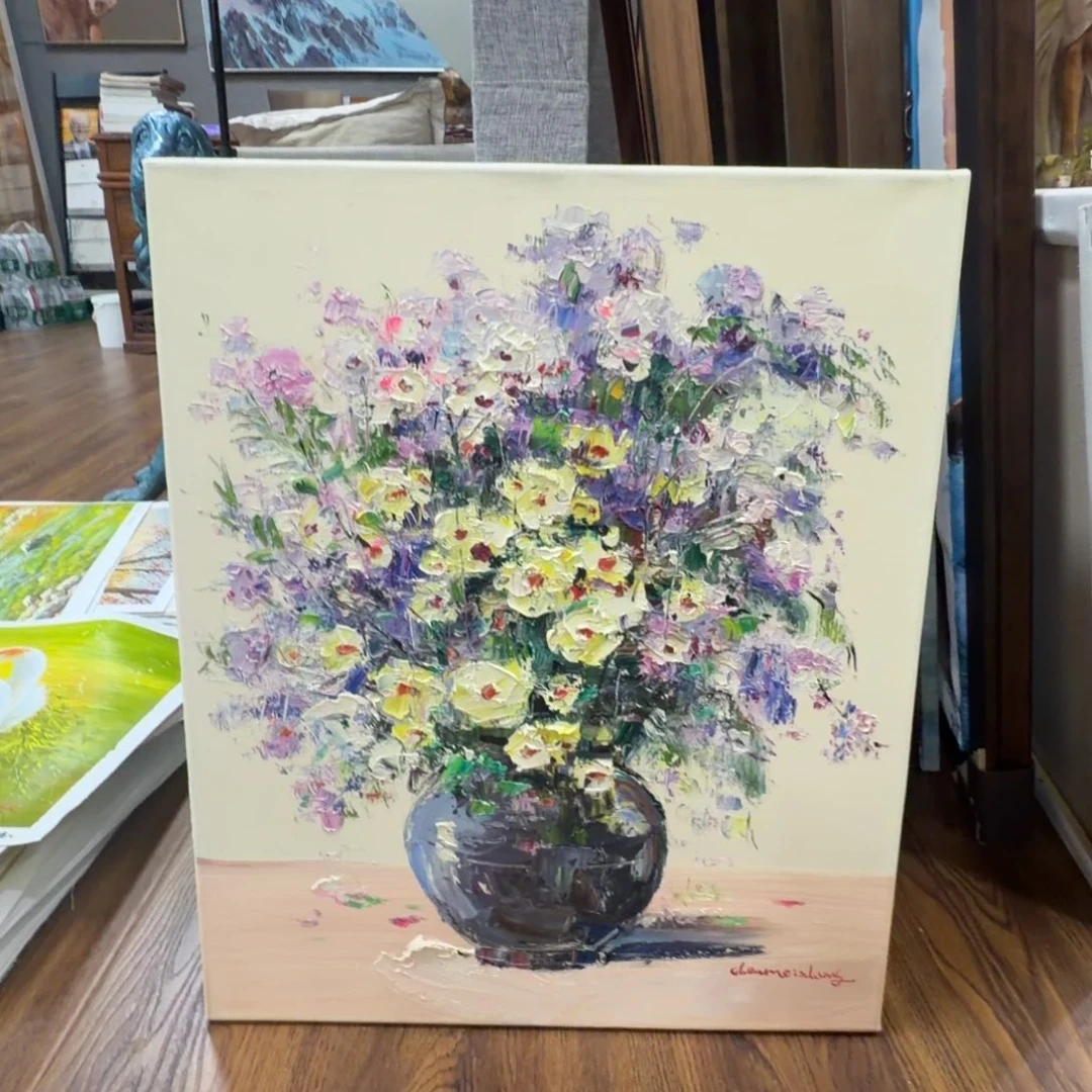 油画加油加油努力加油努力