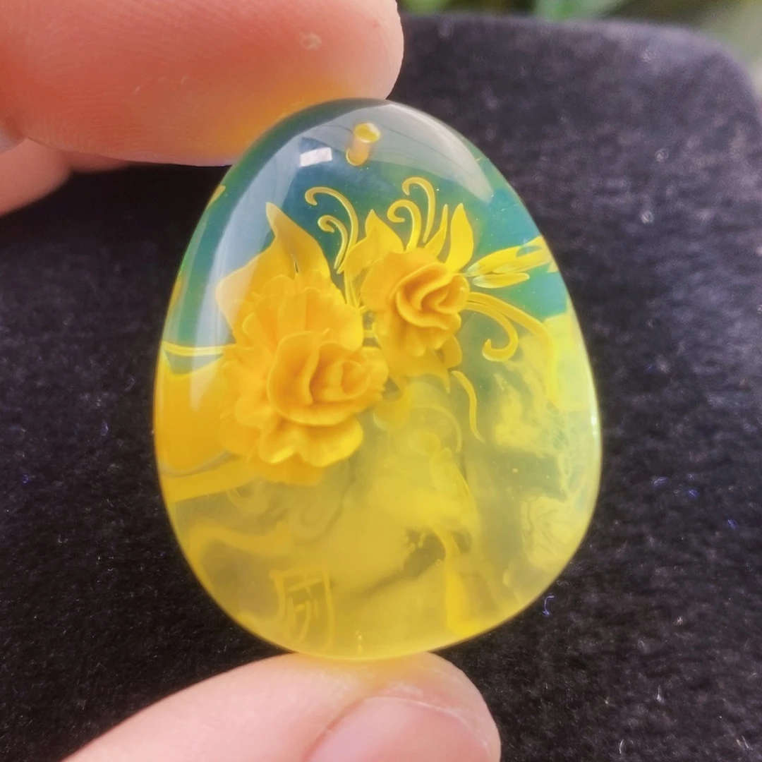 【闪购商品】金珀吊坠(不含链)未镶嵌