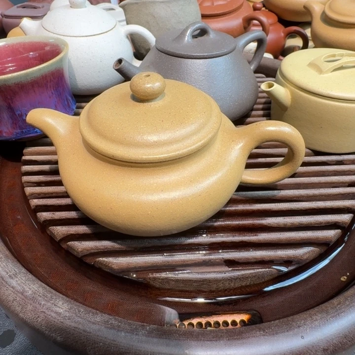 茶杯紫砂黄金段无添加仿古180cc