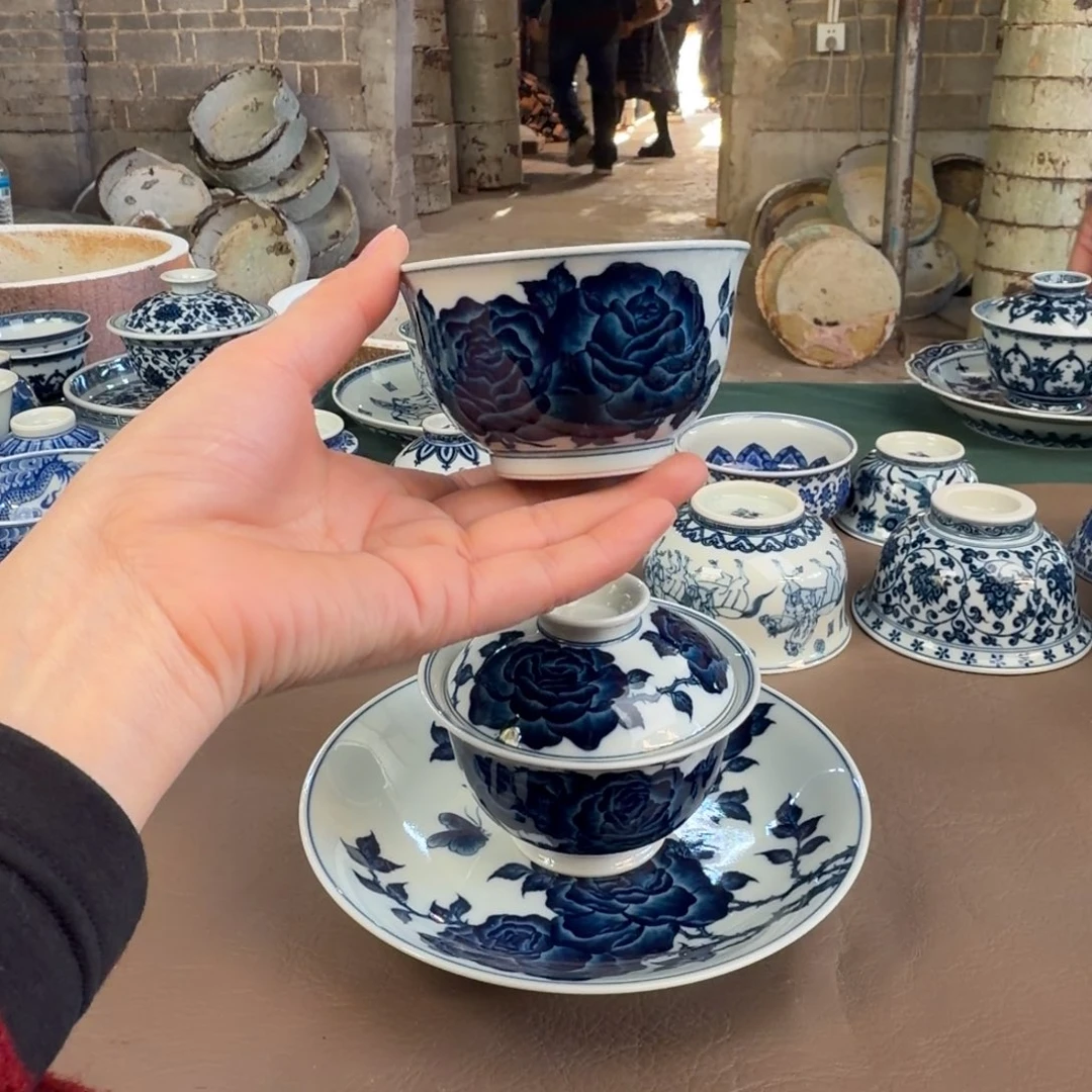 景德镇陶瓷手工手绘