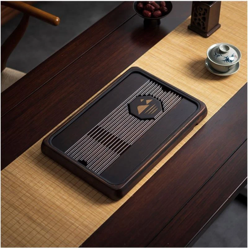 茶盘家用功夫茶具套装新款茶海竹实木两用客厅沥水干泡小茶台轻奢