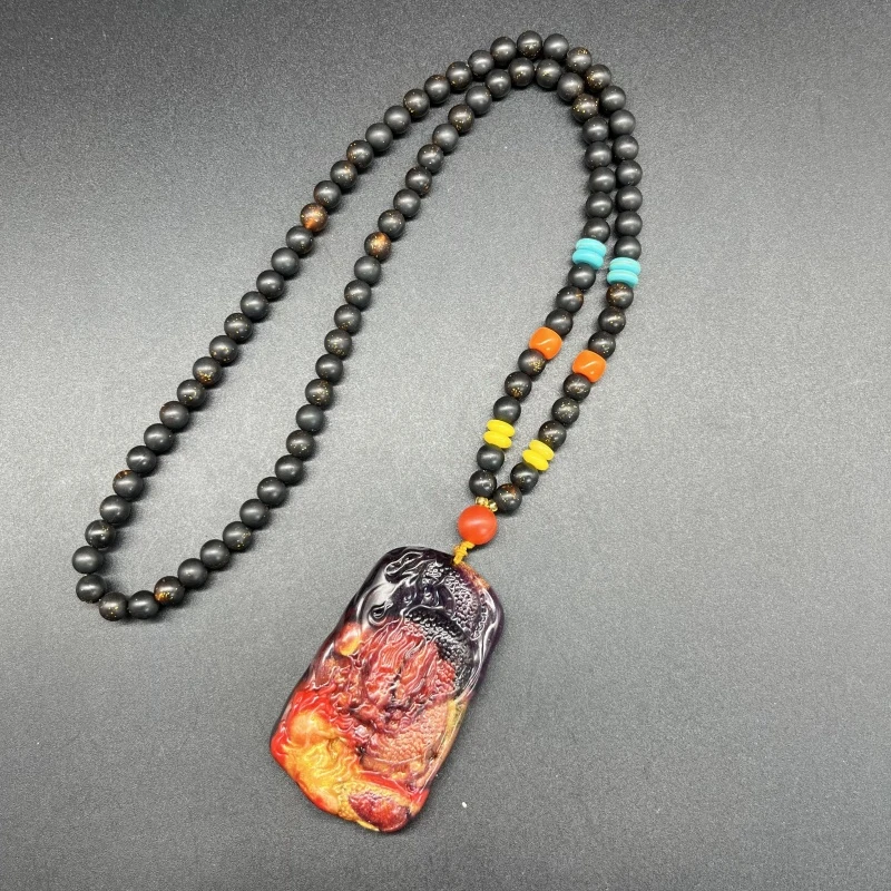 TH02280【照耀美丽的光芒】X龙池项链