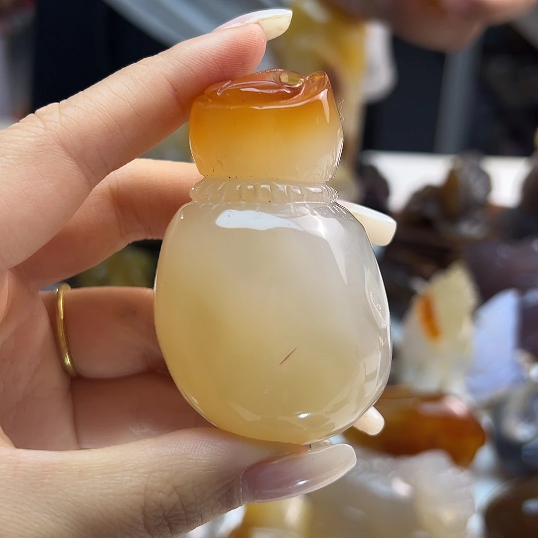 玛瑙/玉髓未镶嵌吊坠(不含链)