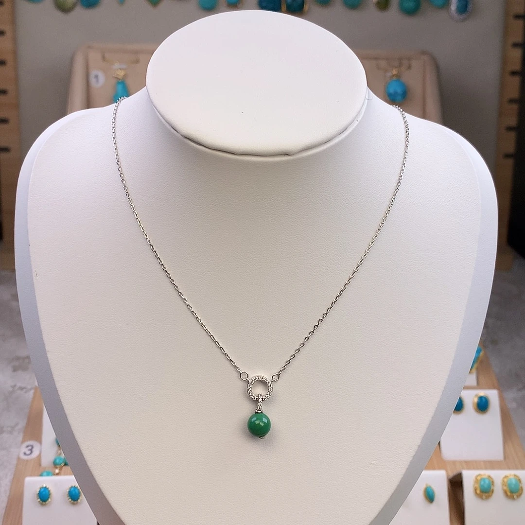 合金绿松石颈饰绿松石合金